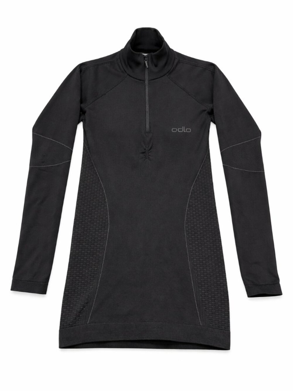 Odlo Black Seamless Thermal Top Size Small | 1/4 Zip Top Performance Ac